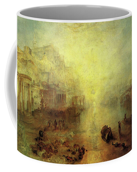 Ovid Coffee Mug featuring the painting Ovid Banished from Rome by Joseph Mallord William Turner