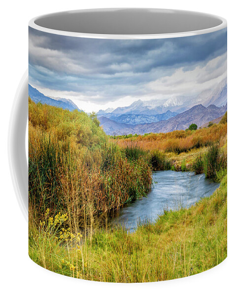 Owens-river Coffee Mug featuring the photograph Owens River by Gary Johnson