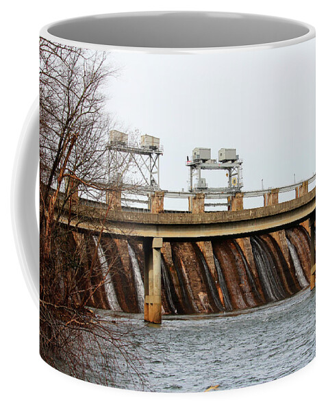 Oxford Coffee Mug featuring the photograph Oxford Dam by Cynthia Guinn