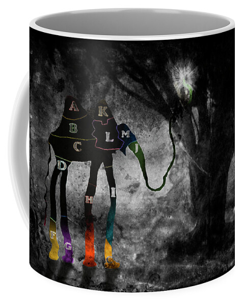 Surreal Coffee Mug featuring the photograph Pachyderm wall Charger by Rudy Umans