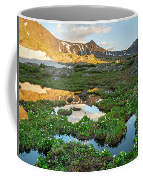 Breckenridge Coffee Mug featuring the photograph Pacific Peak Reflection 3 by Aaron Spong