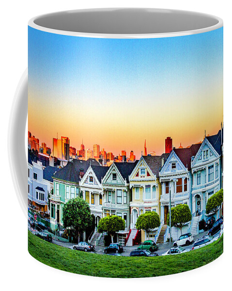 San Francisco Coffee Mug featuring the photograph Painted Ladies by Bill Gallagher