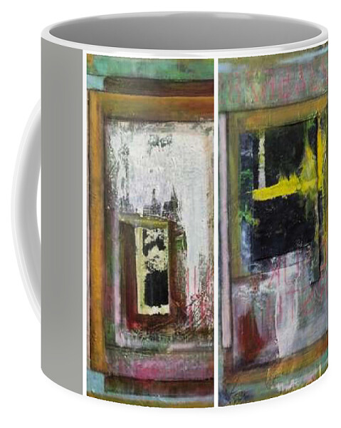  Coffee Mug featuring the painting Pairing by Try Cheatham