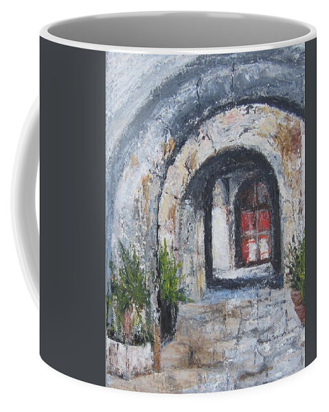 Painting Coffee Mug featuring the painting Palermo, Italy by Paula Pagliughi