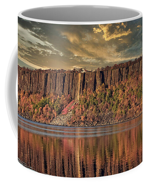 Autumn Coffee Mug featuring the photograph Palisades Autumn Colors by Russel Considine
