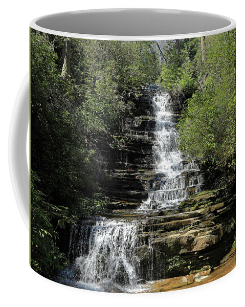 Waterfall Coffee Mug featuring the photograph Panther Falls - Georgia by Richard Krebs