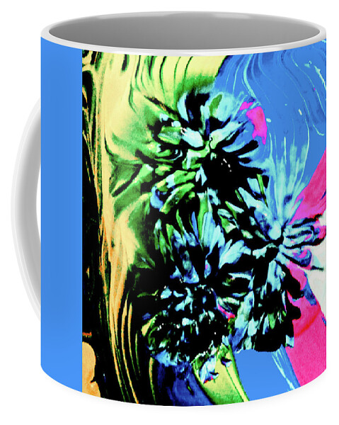 Flower Coffee Mug featuring the painting Paradise Flower by Anna Adams