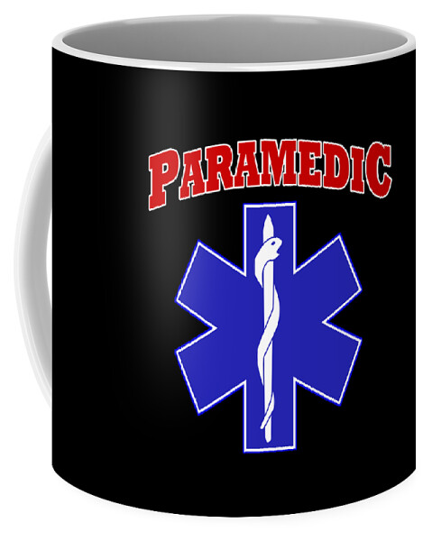 Cool Coffee Mug featuring the digital art Paramedic EMS Symbol by Flippin Sweet Gear