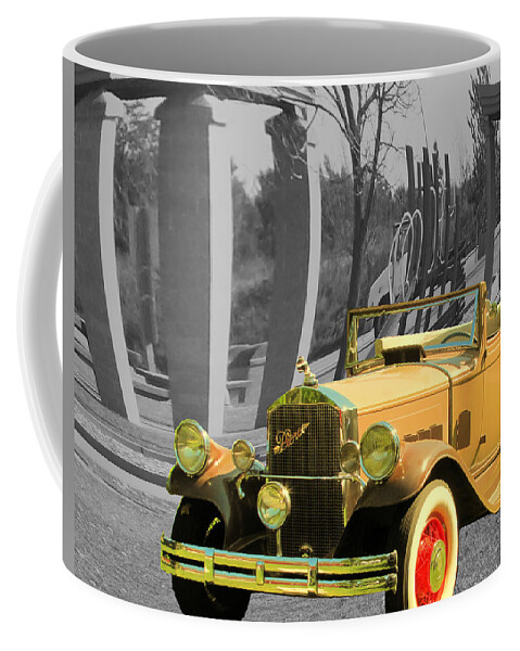 Landscape Coffee Mug featuring the digital art Park Scene by Tristan Armstrong
