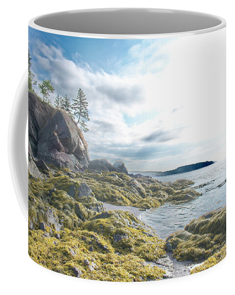 Partridge Island Coffee Mug featuring the photograph Partridge Island Beach by Alan Norsworthy