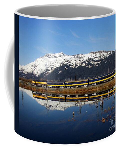 Passing Reflection Coffee Mug featuring the photograph Passing Reflection 2 by Mel Steinhauer