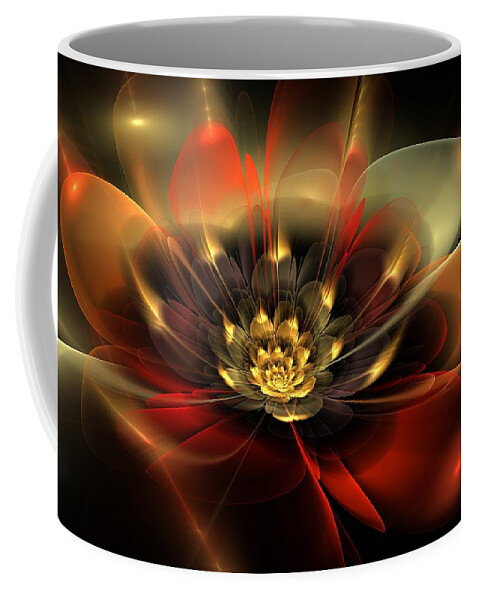 Flower Coffee Mug featuring the digital art Passion by Svetlana Nikolova