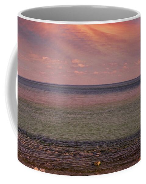 Beach Coffee Mug featuring the photograph Pastel Twilight by Lynda Lehmann