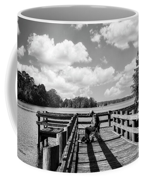 Fishing Coffee Mug featuring the photograph Pastime by DB Hayes