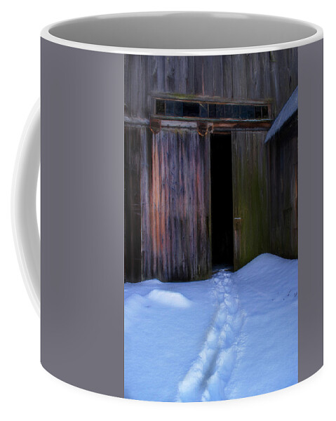 Momentos Coffee Mug featuring the photograph Path to the Mossy Door by Wayne King
