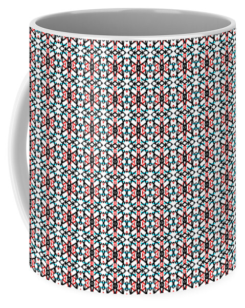 Pattern Coffee Mug featuring the digital art Pattern 1202 by Kristalin Davis by Kristalin Davis