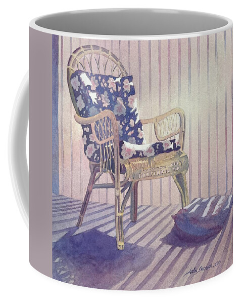 John Svenson Coffee Mug featuring the painting Patterns in the Morning by John Svenson