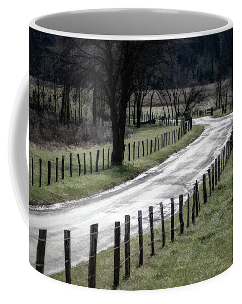 Cades Coffee Mug featuring the photograph Patterns of Cades Cove by Douglas Wielfaert