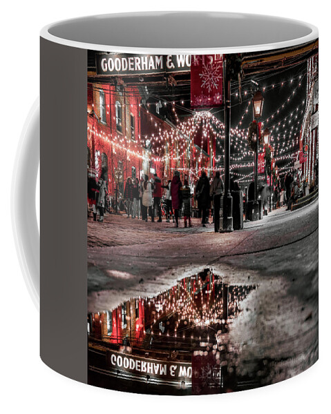 Christmas Coffee Mug featuring the photograph Peace in the Reflection - ds by Dee Potter