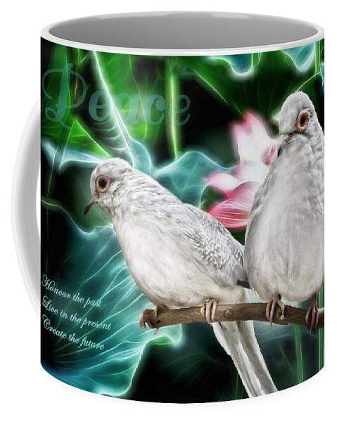 Doves Coffee Mug featuring the photograph Peace by Pennie McCracken