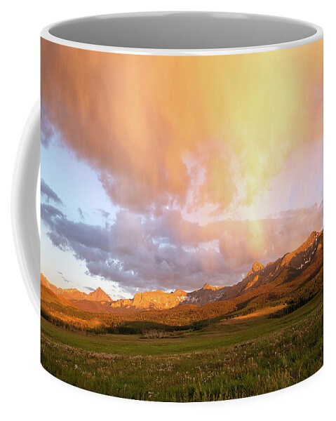 Colorado Coffee Mug featuring the photograph Peaches and Cream by Angela Moyer