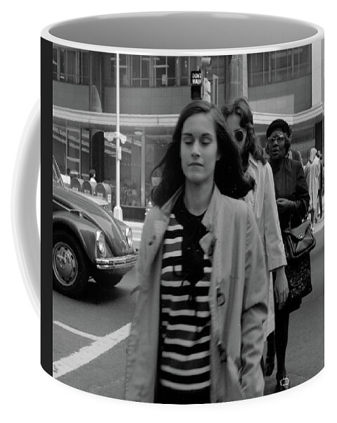 Atlanta Coffee Mug featuring the photograph Peachtree Street, Atlanta 1974 by John Simmons