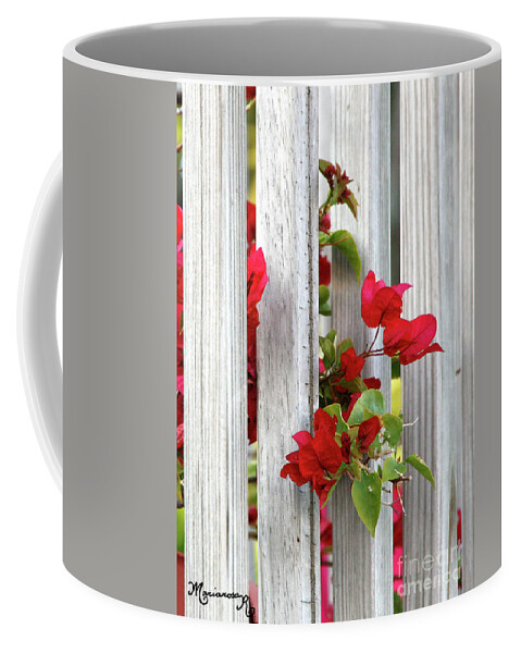 Nature Coffee Mug featuring the photograph Peeking Out by Mariarosa Rockefeller