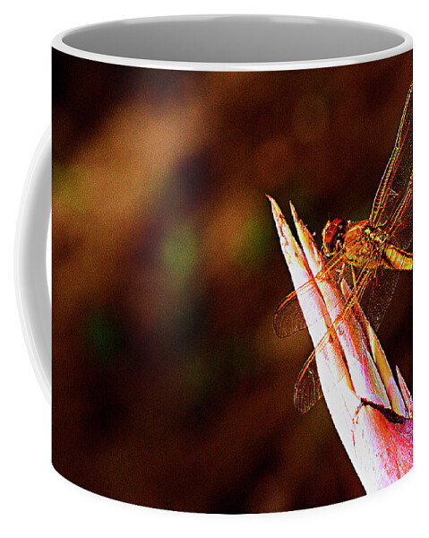 Dragonfly Coffee Mug featuring the photograph Perching Dragon by Bill Barber