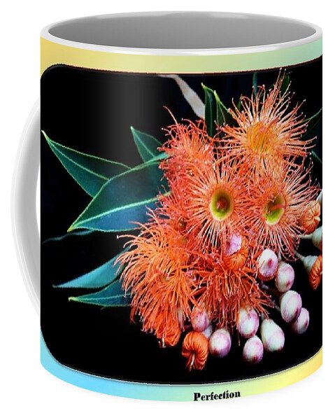 Flowers Coffee Mug featuring the mixed media Perfection by Nancy Ayanna Wyatt