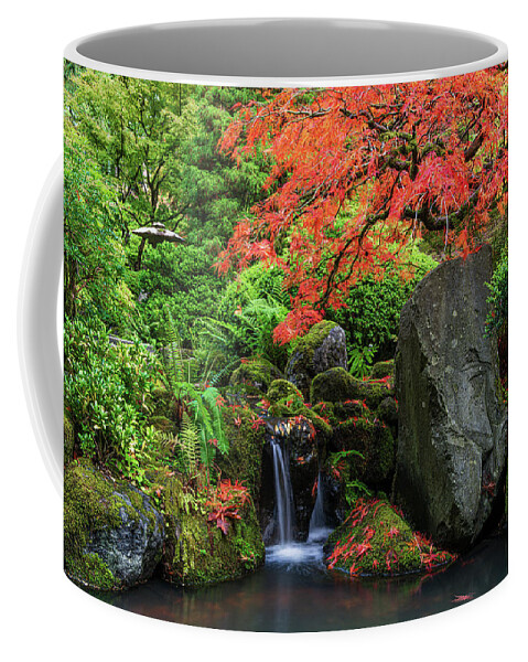 Portland Coffee Mug featuring the photograph Petite Waterfall by Patrick Campbell