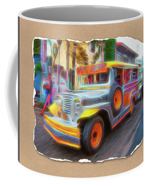 Philippines Coffee Mug featuring the mixed media Philippines 739R by Rolf Bertram