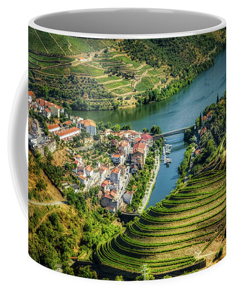 Village Coffee Mug featuring the photograph Pinhao by Micah Offman