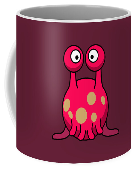 Pink Alien Cartoon Character Comic Print Coffee Mug by Jeff Brassard -  Pixels