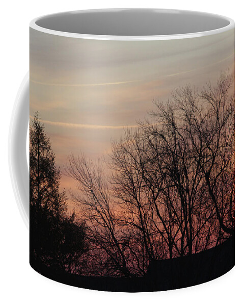 Pink Coffee Mug featuring the photograph Pink Morning from Rivendell December 27 2020 by Miriam A Kilmer