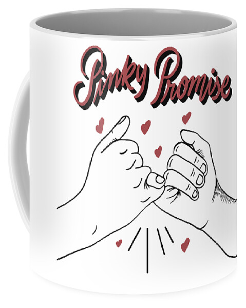 Best Friend Pinky Promise - Aesthetic' Full Color Mug