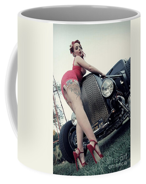 Pin Coffee Mug featuring the photograph PinUp by Action