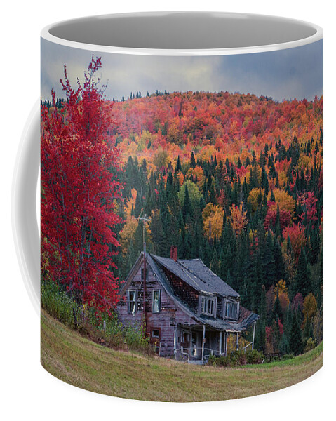 New Hampshire Coffee Mug featuring the photograph Pittsburg, NH October 2021 by John Rowe