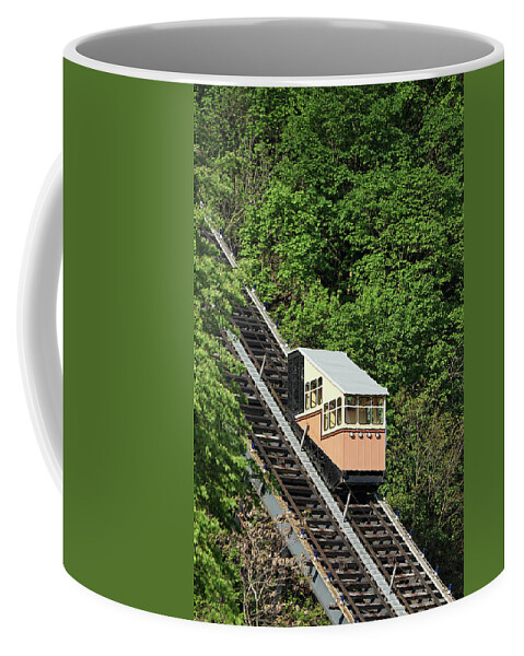 Richard Reeve Coffee Mug featuring the photograph Pittsburgh - Monongahela Incline by Richard Reeve