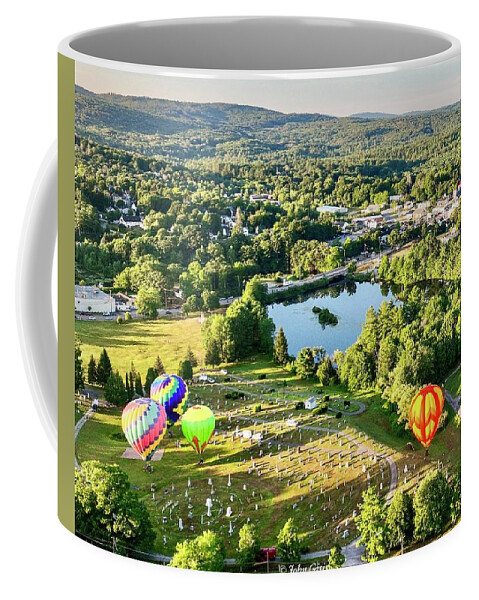  Coffee Mug featuring the photograph Pittsfield/ Balloons by John Gisis