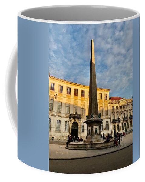 Place De La République Coffee Mug featuring the photograph Place de la Republique in Arles by Donna Martin