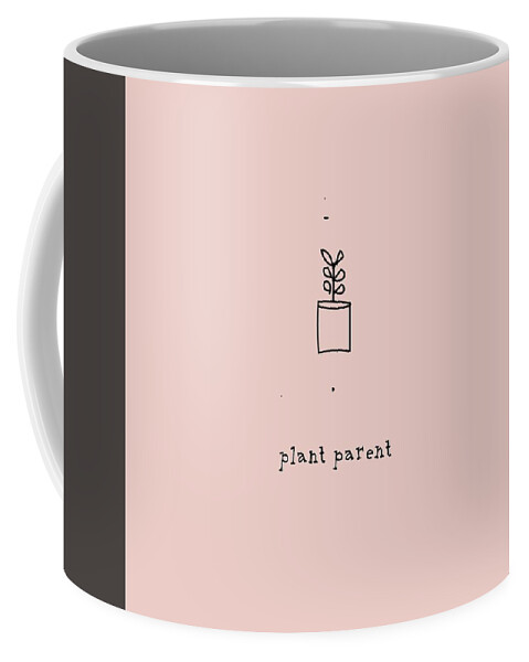 Plant Coffee Mug featuring the drawing Plant Parent by Ashley Rice