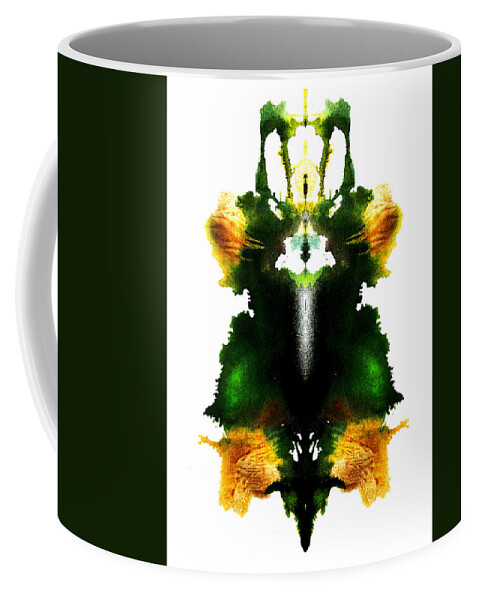 Ink Blot Coffee Mug featuring the painting Plant Parenting by Stephenie Zagorski
