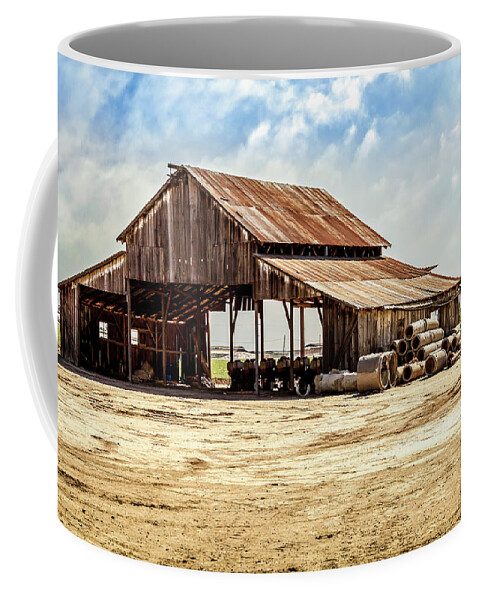 Barn Coffee Mug featuring the photograph Planting Season by Gene Parks