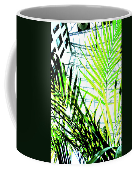Plants Coffee Mug featuring the photograph Plants In Mall In Warsaw, Poland 2 by John Siest