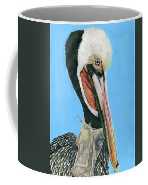 Plastic Pelican by Juliana Barillas 9th grade Coffee Mug by California  Coastal Commission - Fine Art America