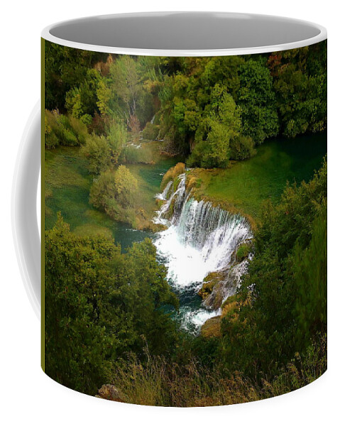 Plitvice Coffee Mug featuring the photograph Plitvice Lakes National Park, Croatia by Shirley Galbrecht