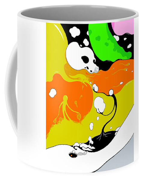 Vines Coffee Mug featuring the digital art Plucked by Craig Tilley