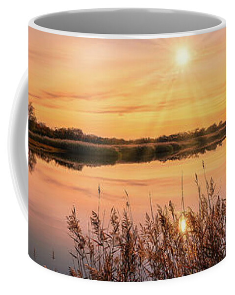 Plum Is. Coffee Mug featuring the photograph Plum Is. Stage Island Pool by Michael Hubley