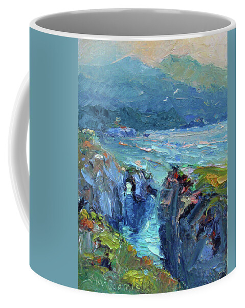 Point Lobos Coffee Mug featuring the painting Point Lobos by John McCormick