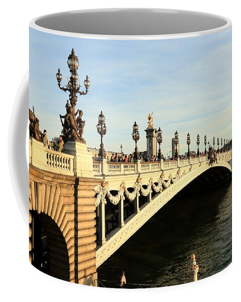 Pont Alexandre Iii Coffee Mug featuring the photograph Pont Alexandre III by Mingming Jiang